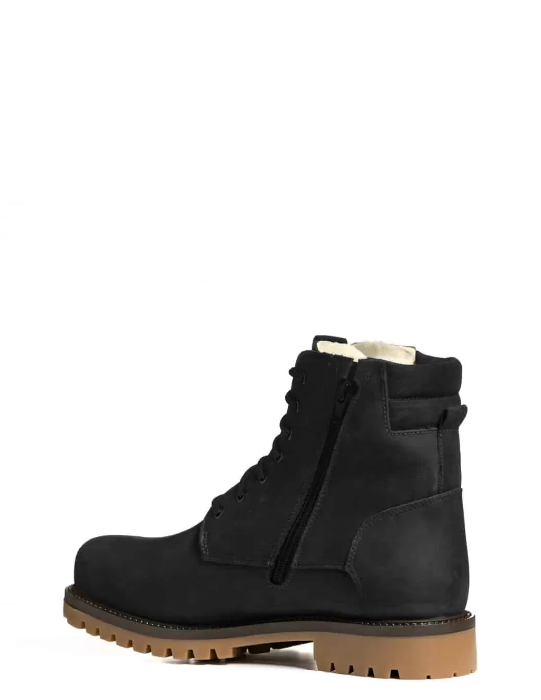 Outlet Bottes Canadiennes  homme  Hiver à Lacets Anfibio 100 % Laine Naturelle Homme Homme Bottes Grand Froid Homme