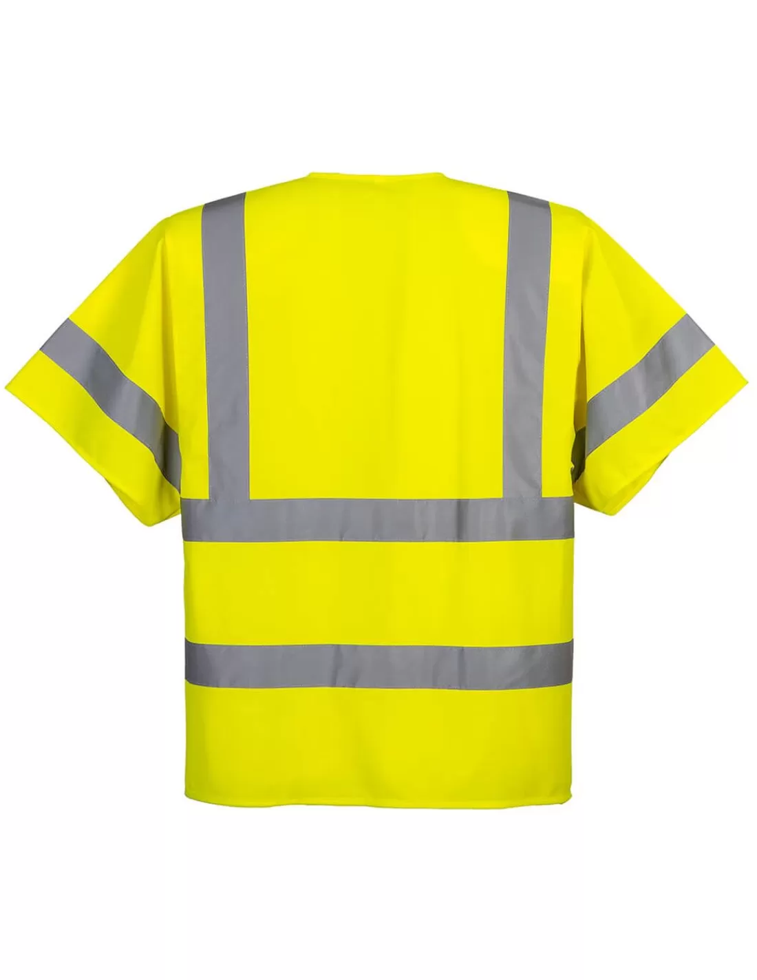 Sale Gilet De Signalisation Zippé Manches Courtes EN20471 Classe 3 C357 Portwest Gilet Haute Visibilite