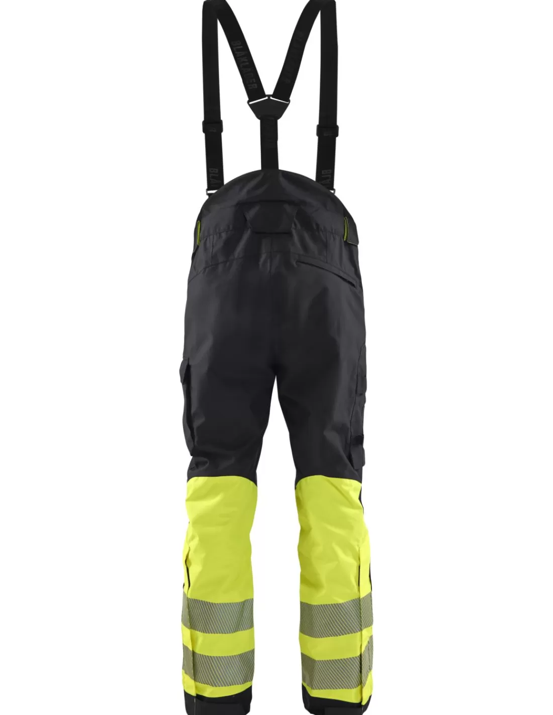 Hot Pantalon Hardshell Haute Visibilité Renforts Cordura 1877 Blaklader Pantalon De Pluie Haute Visibilite | Pantalon Haute Visibilite