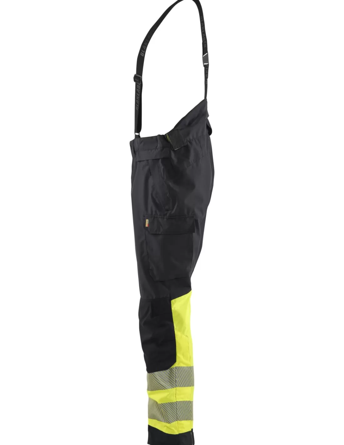 Hot Pantalon Hardshell Haute Visibilité Renforts Cordura 1877 Blaklader Pantalon De Pluie Haute Visibilite | Pantalon Haute Visibilite