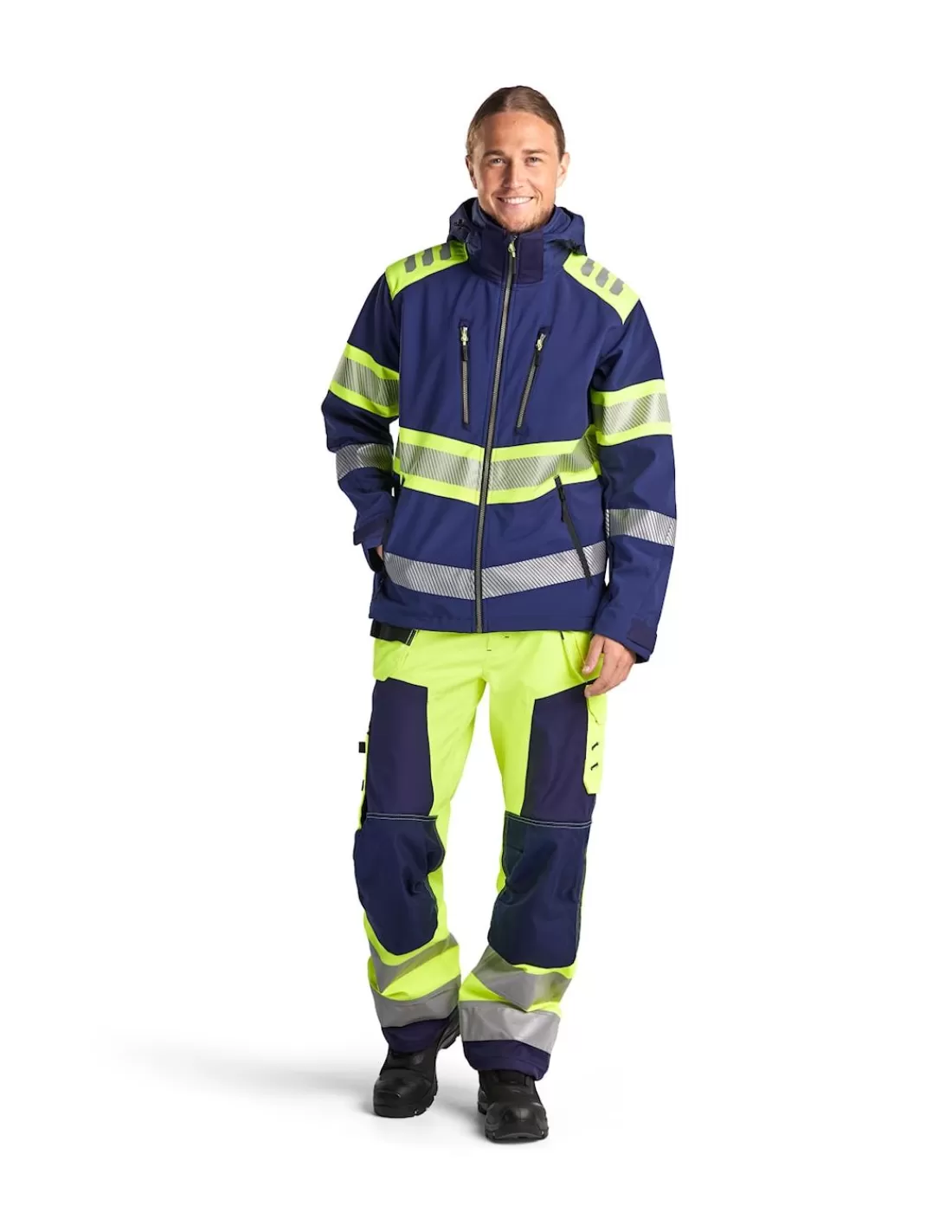 Store Pantalon Softshell Haute Visibilité Haute Imperméabilité 1567 Blaklader Pantalon Haute Visibilite