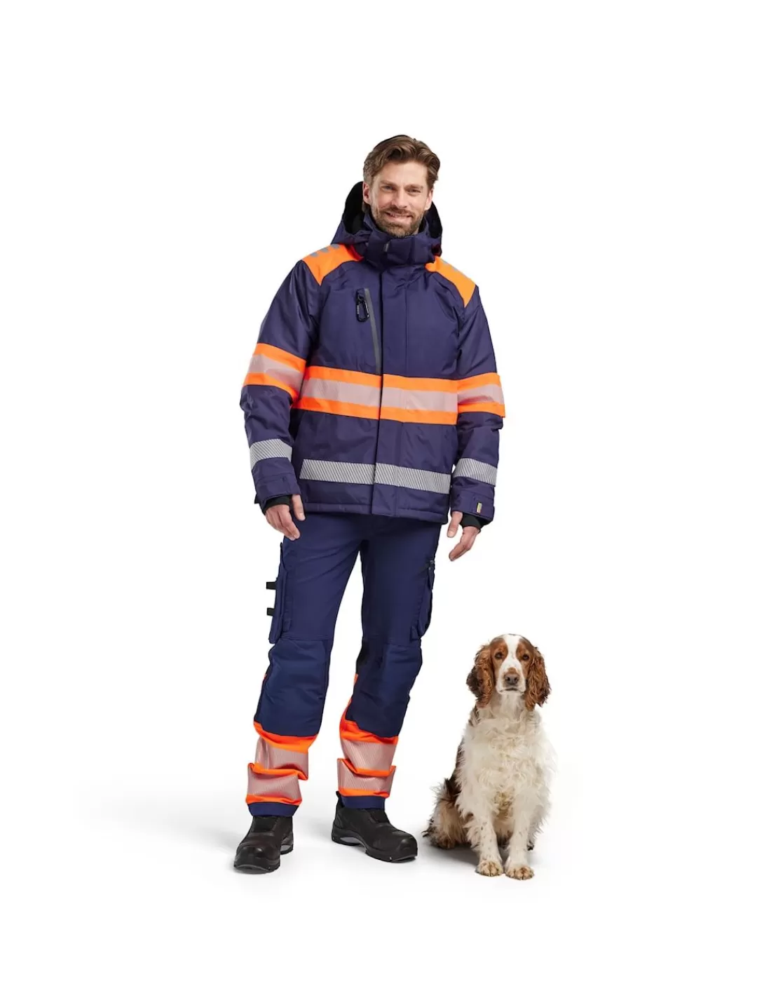 Flash Sale Veste Hiver Blaklader 4480 Haute Visibilité Haute Imperméabilité 15.000 Mm Homme Veste Softshell Haute Visibilite | Veste De Pluie Haute Visibilite